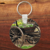 Porte-clés Chariot de Fleurs (Recto)