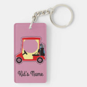 Porte-clés Chariot de golf (Dos)