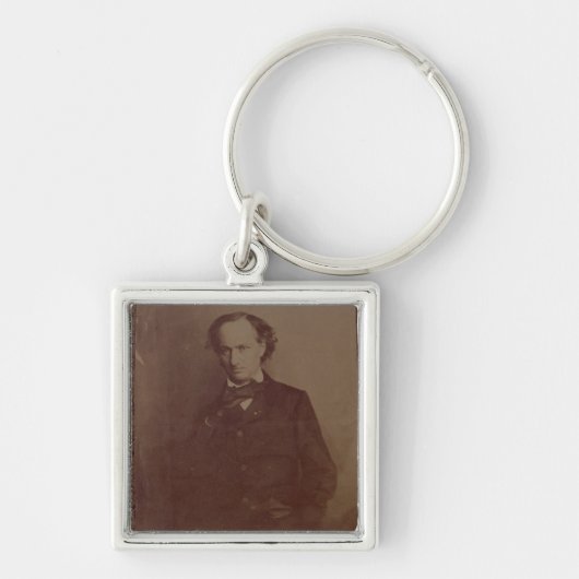 Porte-clés Charles Baudelaire (1820-1867), poète français, (Devant)