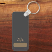 Porte-clés Charles Dickens Cat Quote (Verso)