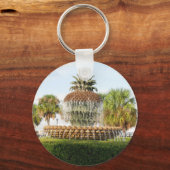 Porte-clés Charleston SC Pineapple Fountain, Waterfront Park (Recto)