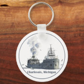 Porte-clés Charlevoix, Michigan (Recto)