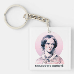 Porte-clés Charlotte Bronte rose Richmond Peinture Portrait