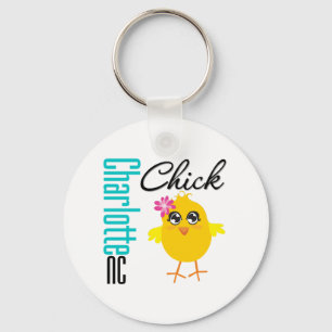 Porte-clés Charlotte NC Chick