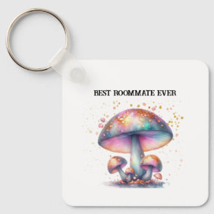Porte-clés Charm de Colocataire Champignons Iridescents Meill