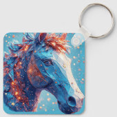 Porte-clés Charme Cartoon Horse Portrait (Dos)