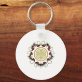 Porte-clés Charme chinois de Lucky Longevity (Recto)