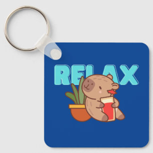 Porte-clés Charme de Capybara réfrigéré