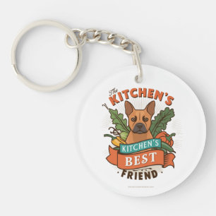 Porte-clés Charme de chien de cuisine