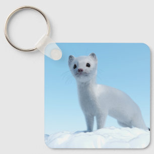 Porte-clés Charme de la belette arctique