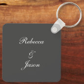 Porte-clés Charme de pays - Roue Rustique Wagon Occidentale (Verso)