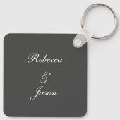 Porte-clés Charme de pays - Roue Rustique Wagon Occidentale (Dos)