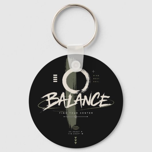 Porte-clés Charme élégant tendance (Recto)