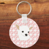 Porte-clés Charming motif chihuahua (Verso)
