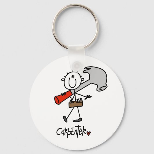 Porte-clés Charpentier avec marteau (Recto)