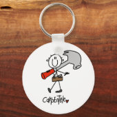 Porte-clés Charpentier avec marteau (Recto)
