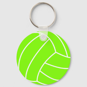 Porte-clés Chartreuse, volley-ball néon vert