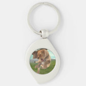 Porte-clés Chasse à la lionne (Devant)