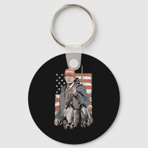 Porte-clés Chasse au canard Trump Camo Bonjour Chasse Saison
