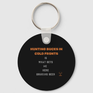 Porte-clés Chasse Au Cerf Et À La Bière À Boire