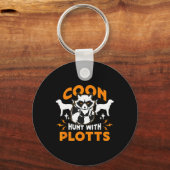 Porte-clés Chasse Au Coon Avec Plotts Chasse Au Coon Hunters (Recto)