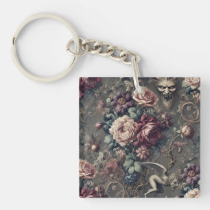 Porte-clés Chasse au seraphe - Design floral gothique