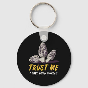 Porte-clés Chasse aux champignons Morel cueillette Randonnée