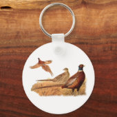 Porte-clés Chasse aux oiseaux de faisan insaisissable (Recto)