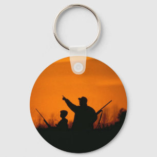 Porte-clés Chasse avec papa