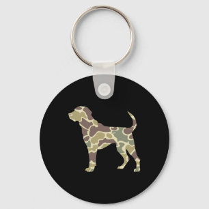 Porte-clés Chasse Camo Old School Chien