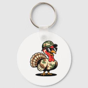 Porte-clés Chasse de Camo Thanksgiving Day automne