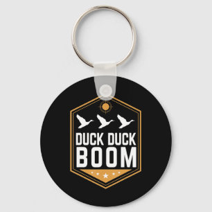 Porte-clés Chasse de canard s amusant Canard Boom Gear graphi