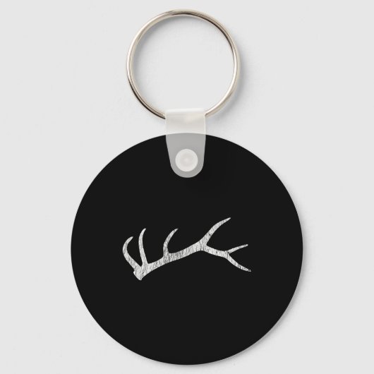 Porte-clés Chasse de perte de bois de cerf élaphe  (Recto)
