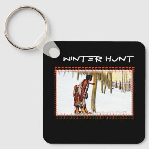 Porte-clés "Chasse d'hiver"