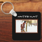 Porte-clés "Chasse d'hiver" (Recto)