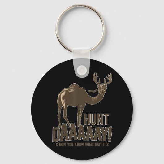 Porte-clés Chasse Jour Camel Buck Deer Fun Chasse Humpday (Recto)