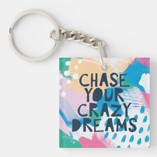 Porte-clés Chasse lumineuse de l'inspiration I | vos rêves (Devant)