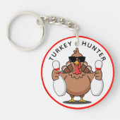 Porte-clés chasseur de dindon de bowling (Devant)