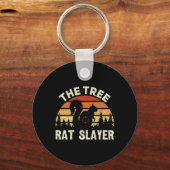 Porte-clés Chasseur d'écureuils L'écureuil rétro Scaler de ra (Recto)