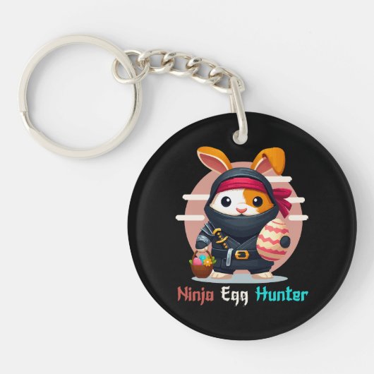 Porte-clés Chasseur d'oeufs Ninja (Devant)