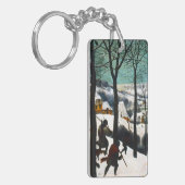 Porte-clés Chasseurs dans le paysage de neige Pieter Bruegel (Devant gauche)