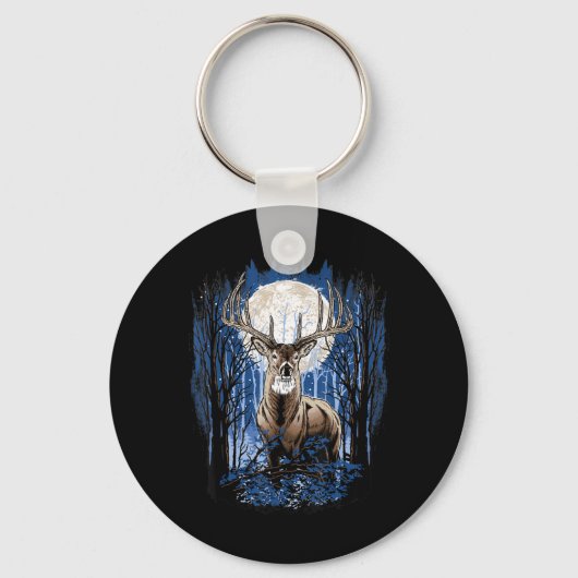 Porte-clés Chasseurs Deer Chasse Big Whitetail Buck (Recto)
