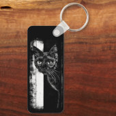 Porte-clés Chat à l'intérieur (Verso)
