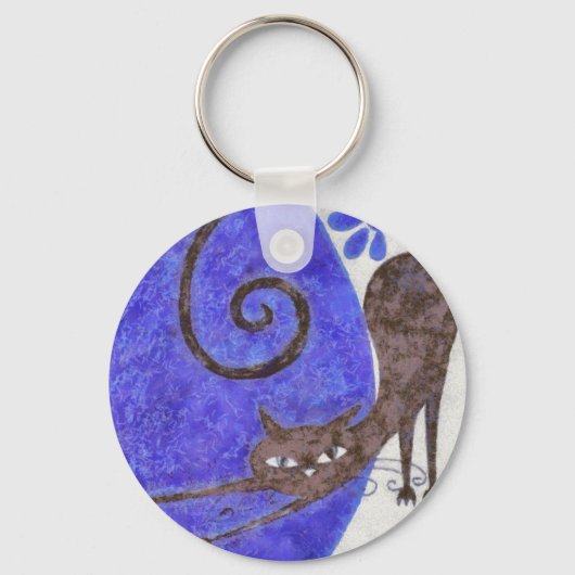 Porte-clés Chat à pied (Recto)