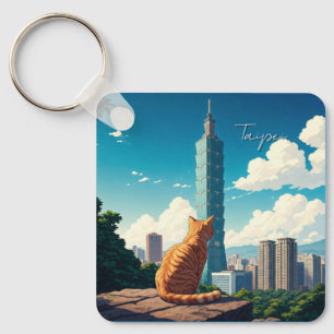 Porte-clés Chat à Taipei 101 Taïwan