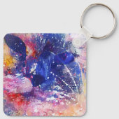 Porte-clés Chat Abstrait cosmique Dreamscape (Dos)