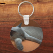 Porte-clés Chat allongé (Recto)