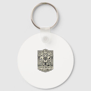 Porte-clés Chat antique égyptien Chat drôle Graphique - Égypt