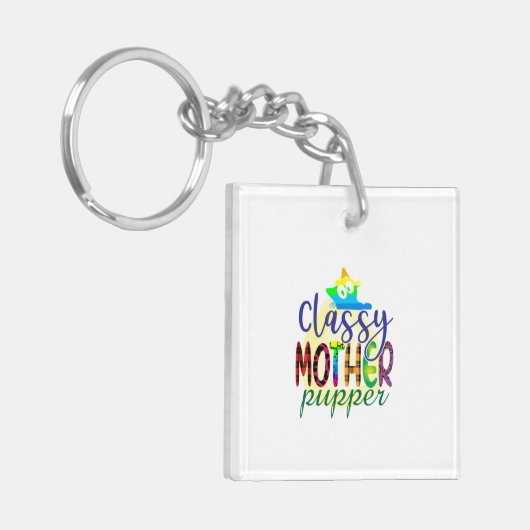 Porte-clés Chat Art Classy Mère Pupper (Devant gauche)