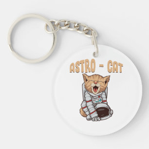 Porte-clés Chat Astro